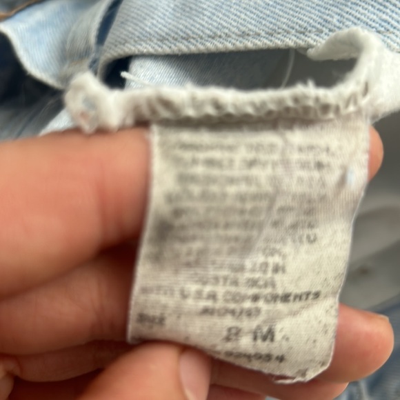 vintage jeans light washed shorts - Picture 5 of 5